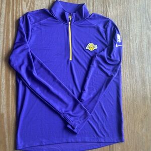 Lakers Nike Dri-Fi Long sleeve quarter zip - size L